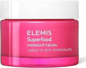 ELEMIS Superfood Midnight Facial, Moisturizer Face Cream, Hydrating Face Moisturizer for D