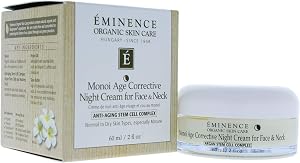 Eminence Monoi Age Corrective Night Cream for Face and Neck, 2 Ounce