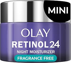 Olay Retinol 24 Face Moisturizer, Anti-Aging Night Cream for Women, Trial Size, Fragrance-